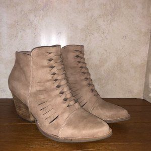 Tan Booties Size 8.5